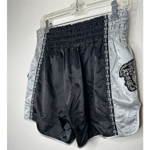 Versace Muay Thai Boxing Shorts Black & Silver Sequin 48 / M - Picture 6 of 16